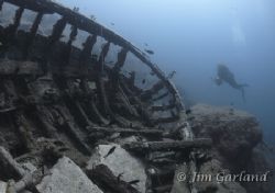 Wreck - This wreck is a bit of a mystery, but based on th... by Jim Garland 
